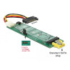 Delock Konverter SATA Pin 8 Power Buchse - M.2 Key B Slot