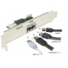 Delock Slotblech 1 x eSATApd 5 V / 12 V