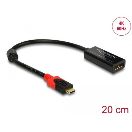 Delock DisplayPort Adapter für einen USB Type-C™ Monitor 4K 60 Hz