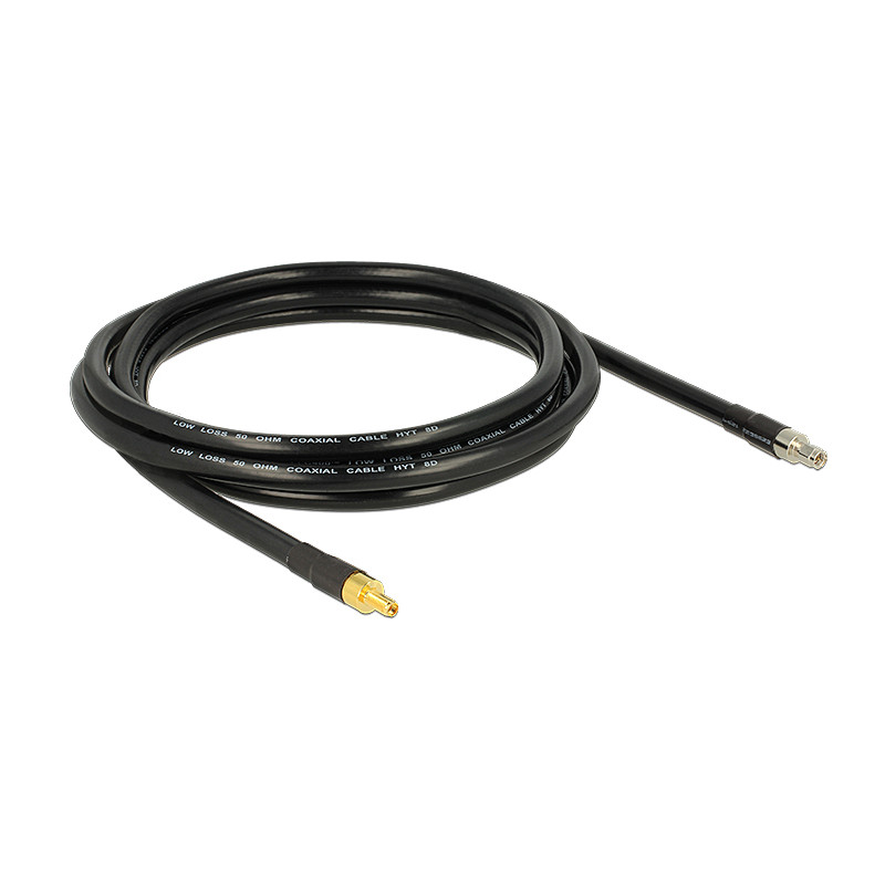 Delock Antennenkabel SMA Stecker - SMA Buchse CFD400 LLC400 3 m low loss