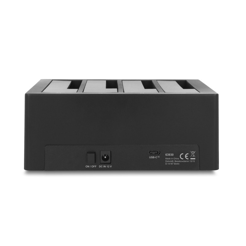 Delock USB Type-C™ Dockingstation für 4 x SATA HDD / SSD
