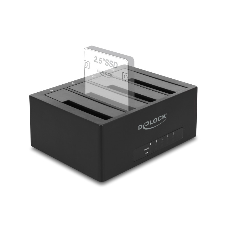 Delock USB Type-C™ Dockingstation für 4 x SATA HDD / SSD