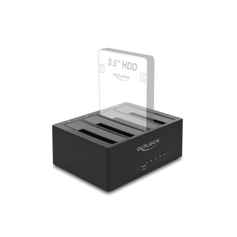 Delock USB Type-C™ Dockingstation für 4 x SATA HDD / SSD