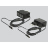 Delock Extender RS-232 DB9 Buchse RJ45 Buchse zu RS-232 DB9 Stecker RJ45 Buchse ESD Schutz 1200 m Reichweite erweiterter Tempera
