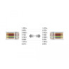 Delock Extender RS-232 DB9 Buchse RJ45 Buchse zu RS-232 DB9 Stecker RJ45 Buchse ESD Schutz 1200 m Reichweite erweiterter Tempera