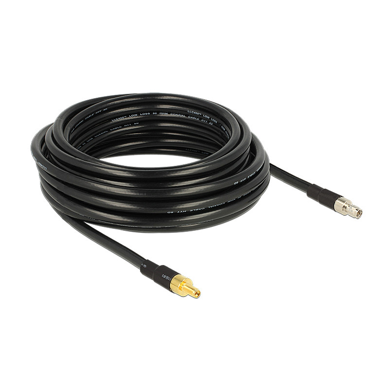 Delock Antennenkabel SMA Stecker - SMA Buchse CFD400 LLC400 10 m low loss