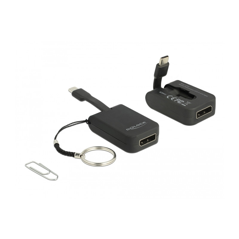 Delock USB Type-C™ Adapter zu DisplayPort (DP Alt Mode) 4K 60 Hz - Schlüsselanhänger