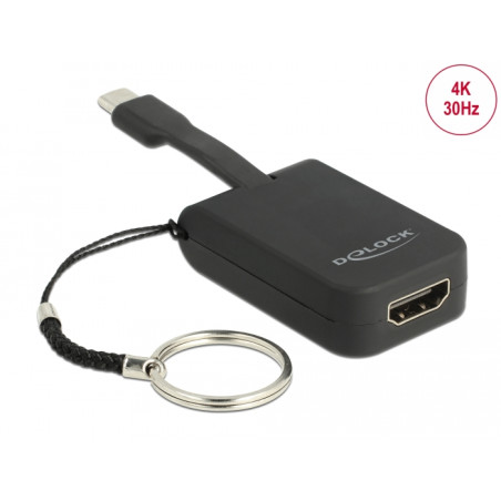 Delock USB Type-C™ Adapter zu HDMI (DP Alt Mode) 4K 30 Hz - Schlüsselanhänger
