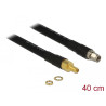 Delock Antennenkabel RP-SMA Stecker - RP-SMA Buchse CFD400 LLC400 0,4 m low loss