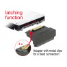 Delock Adapter SATA 22 Pin Buchse mit Einrastfunktion zu Stecker - gewinkelt unten