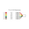Delock Konverter USB Type-C™ 2.0 Stecker zu TTL (3,3 V) 6 Pin Pfostenbuchse einzeln 2,0 m