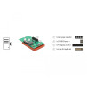 Delock U.2 SFF-8643 Adapter zu PCIe x4 oder M.2 Key M Slot mit Befestigungsplatte