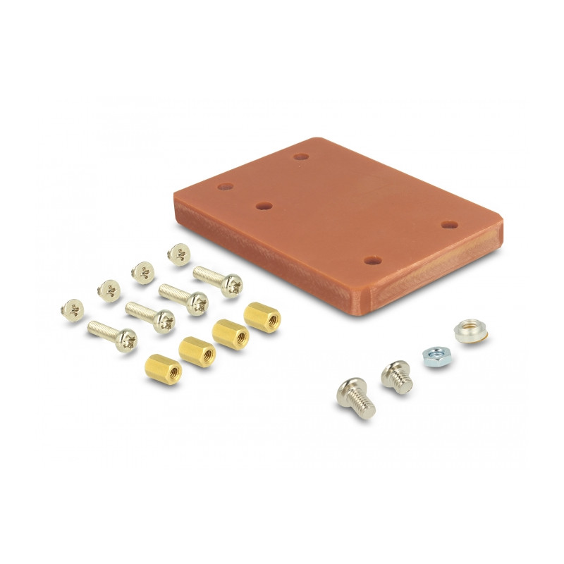 Delock U.2 SFF-8643 Adapter zu PCIe x4 oder M.2 Key M Slot mit Befestigungsplatte