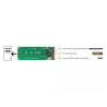 Delock U.2 SFF-8654 oder SATA Konverter zu 1 x M.2 Key M Slot