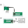 Delock U.2 SFF-8654 oder SATA Konverter zu 1 x M.2 Key M Slot