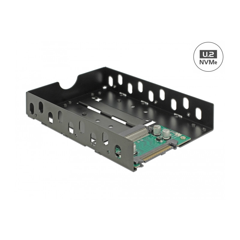 Delock Konverter U.2 SFF-8639 zu U.2 SFF-8639 mit 3.5″ Rahmen