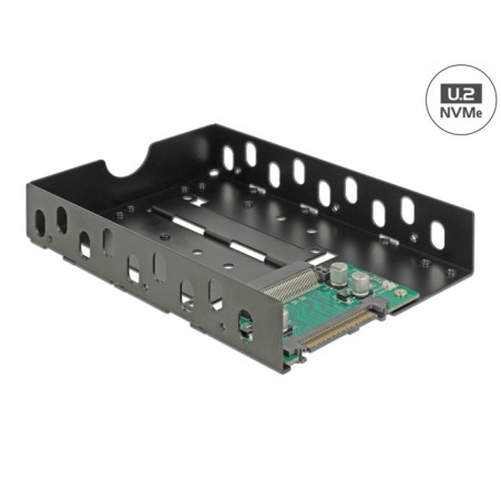 Delock Konverter U.2 SFF-8639 zu U.2 SFF-8639 mit 3.5″ Rahmen