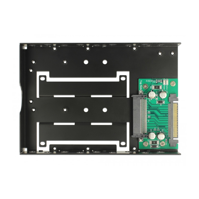 Delock Konverter U.2 SFF-8639 zu U.2 SFF-8639 mit 3.5″ Rahmen