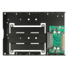 Delock Konverter U.2 SFF-8639 zu U.2 SFF-8639 mit 3.5″ Rahmen