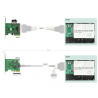 Delock Konverter U.2 SFF-8639 zu U.2 SFF-8639 mit 3.5″ Rahmen