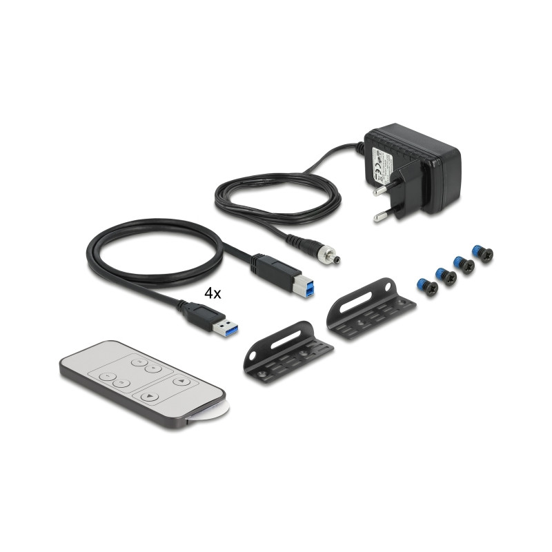 Delock DisplayPort 1.4 KVM Switch 8K 30 Hz mit USB 5 Gbps und Audio