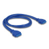 Delock Front Panel 3.5" USB 5 Gbps 1 x USB Type-C™ + 1 x USB Typ-A