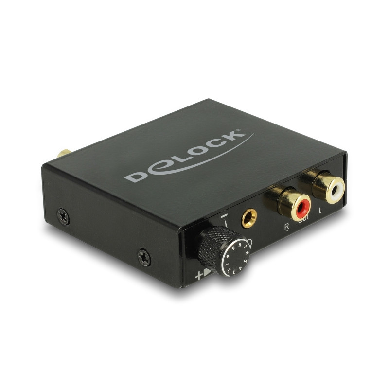 Delock Digital Audio Konverter zu Analog HD mit Kopfhörerverstärker