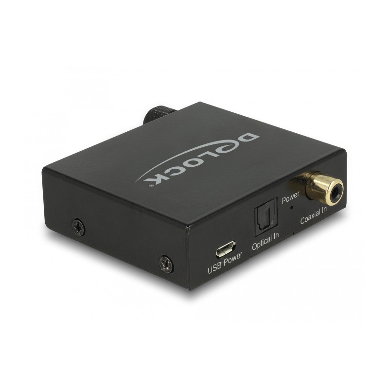 Delock Digital Audio Konverter zu Analog HD mit Kopfhörerverstärker