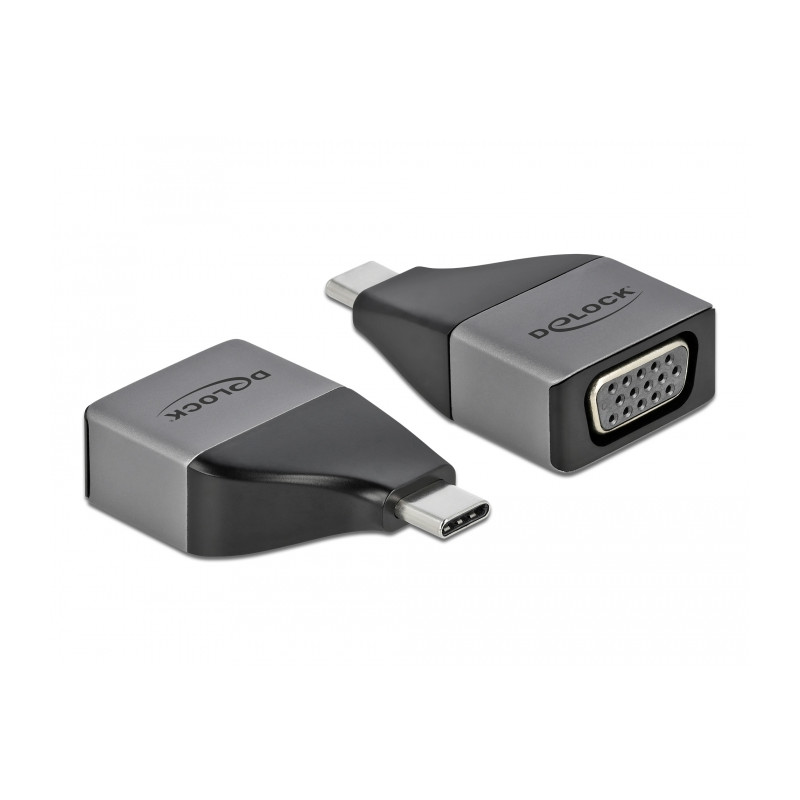 Delock USB Type-C™ Adapter zu VGA (DP Alt Mode) 1080p – kompaktes Design
