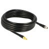 Delock Antennenkabel RP-SMA Stecker - RP-SMA Buchse CFD400 LLC400 5 m low loss