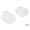 Delock Staubschutz für RJ45 Stecker 10 Stück transparent
