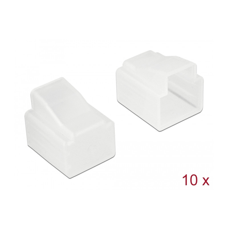 Delock Staubschutz für RJ11 Stecker 10 Stück transparent
