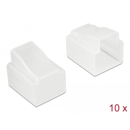 Delock Staubschutz für RJ11 Stecker 10 Stück transparent