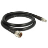 Delock Antennenkabel N Stecker - RP-SMA Stecker CFD400 LLC400 1 m low loss