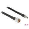 Delock Antennenkabel N Stecker - RP-SMA Stecker CFD400 LLC400 2 m low loss