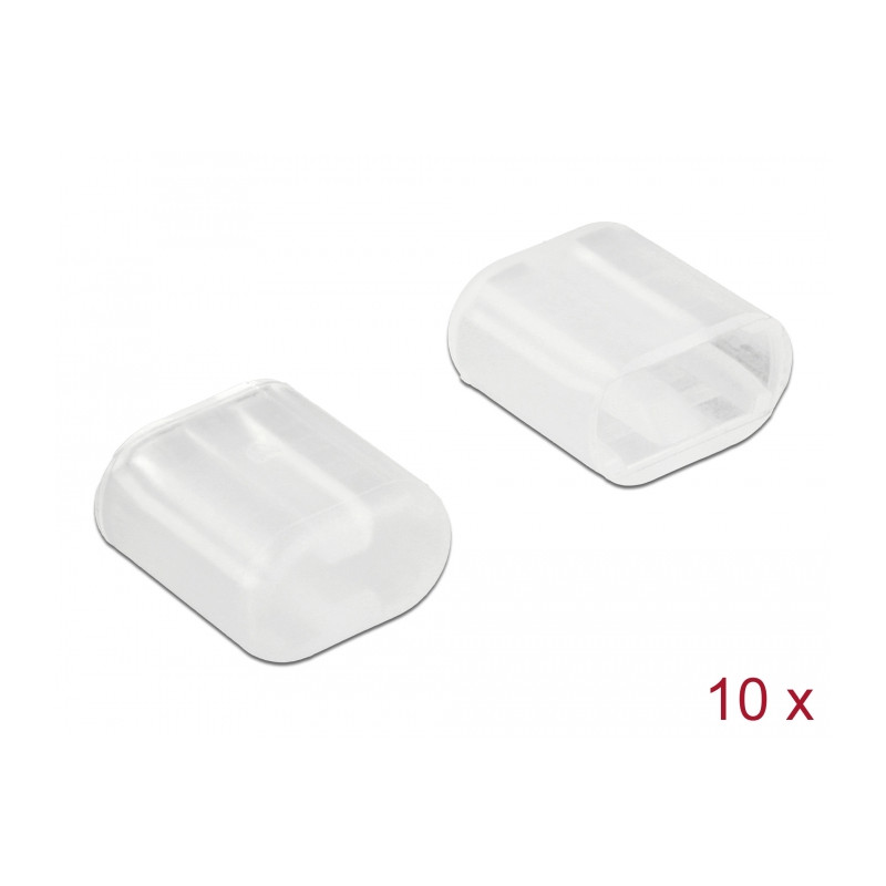 Delock Staubschutz für Lightning™ Stecker 10 Stück transparent