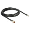 Delock Antennenkabel N Stecker - RP-SMA Stecker CFD400 LLC400 3 m low loss