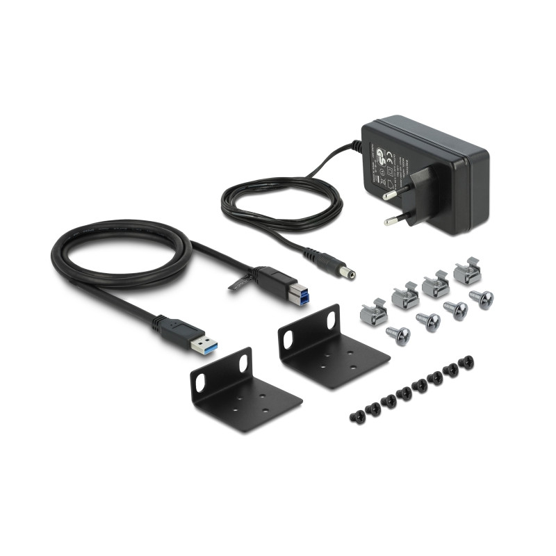 Delock 19″ Industrie Hub 13 x USB 5 Gbps Typ-A