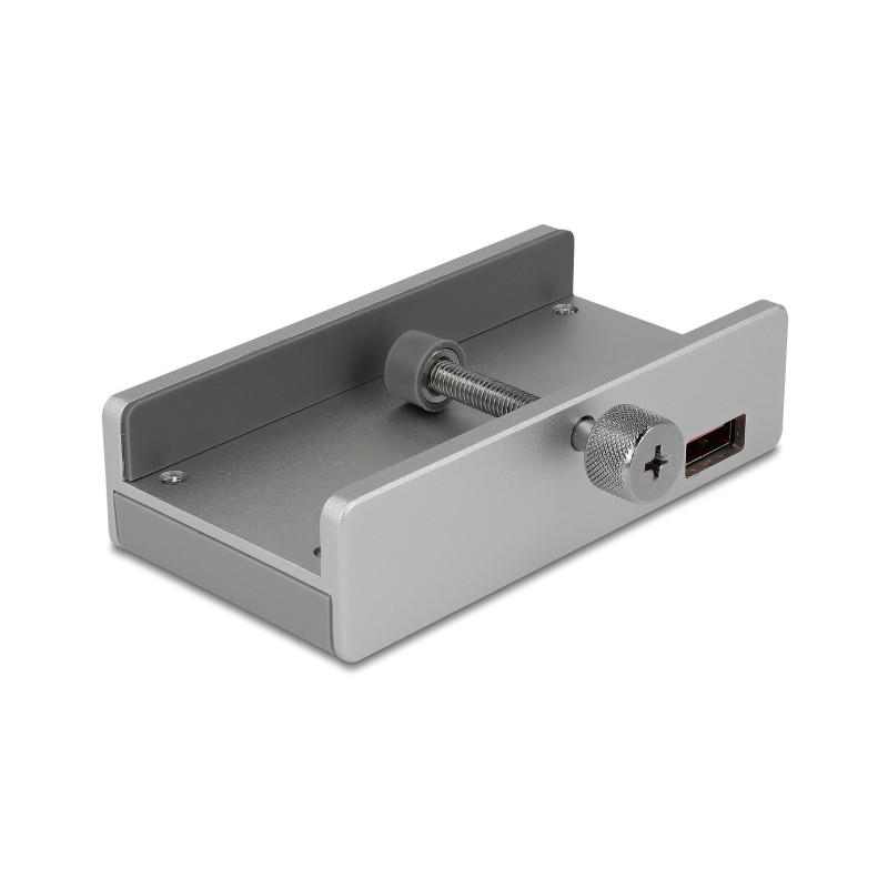 Delock Externer USB 3.0 4 Port Hub mit Feststellschraube