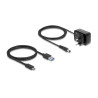 Delock Externer USB 4 Port Hub mit 10 Gbps
