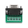 Delock Adapter USB Typ-A zu Seriell RS-422/485 DB9 mit Überspannungsschutz 600 W und erweiterter Temperaturbereich