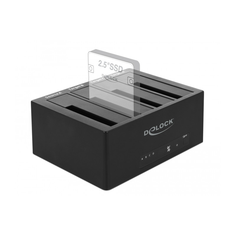 Delock USB 5 Gbps Dockingstation für 4 x SATA HDD / SSD mit Klon Funktion