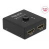 Delock HDMI 2 - 1 Umschalter bidirektional 4K 60 Hz kompakt