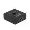 Delock HDMI 2 - 1 Umschalter bidirektional 4K 60 Hz kompakt