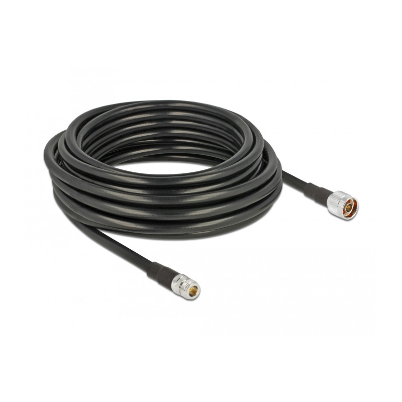 Delock Antennenkabel N Stecker - N Buchse CFD400 LLC400 10 m low loss wasserdicht