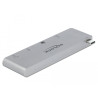 Delock 3 Port Hub und 2 Slot Card Reader für MacBook mit PD 3.0 und einschiebbarem USB Type-C™ Anschluss