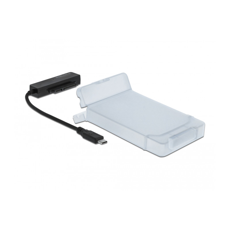 Delock USB Type-C™ zu SATA Konverter mit 2.5″ Schutzhülle