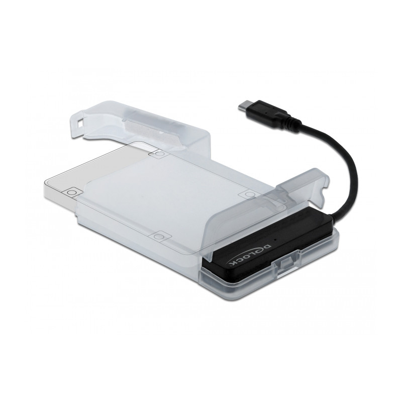 Delock USB Type-C™ zu SATA Konverter mit 2.5″ Schutzhülle