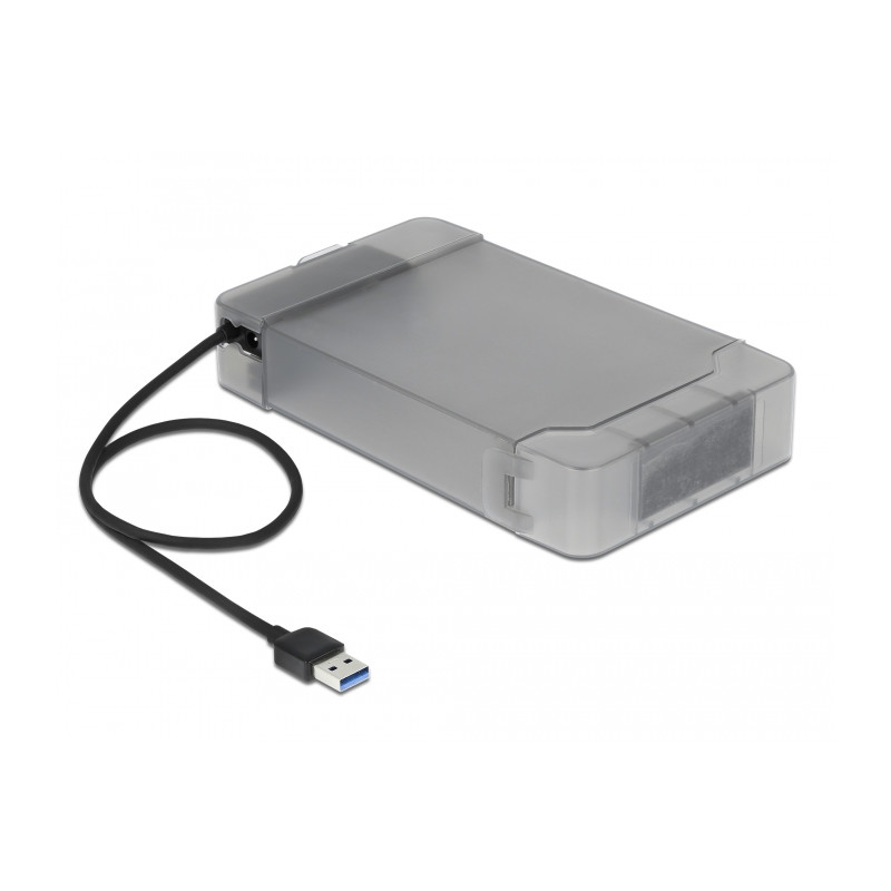 Delock USB Typ-A zu SATA Konverter mit 3.5″ Schutzhülle