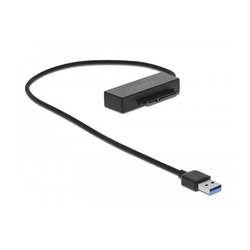 Delock USB Typ-A zu SATA Konverter mit 3.5″ Schutzhülle